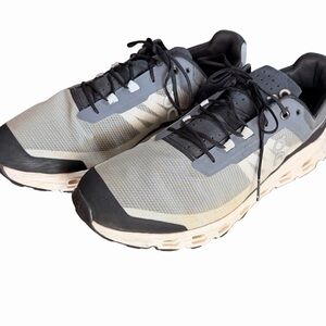 On Cloudvista Men's Shoes US 12 Gray Black Cloudtec Helion